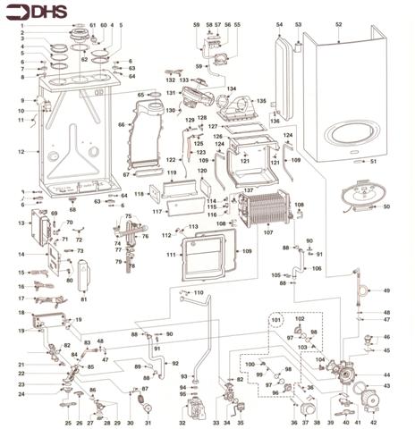Exploded Diagram for COMPLETE MODEL