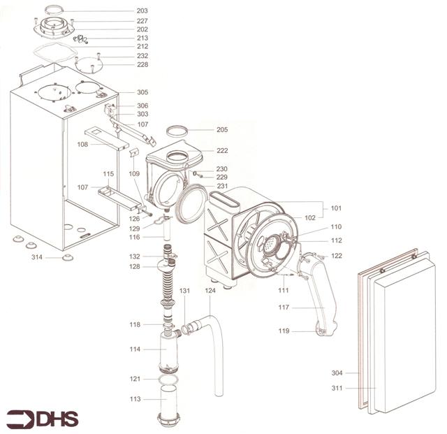 BURNER - FAN - CASE ASSY logo