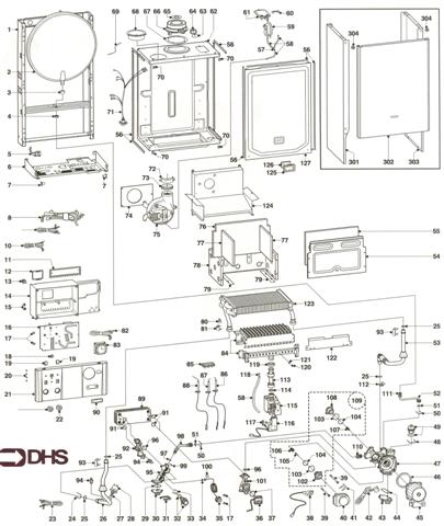 Exploded Diagram for COMPLETE MODEL