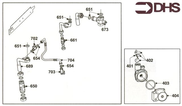 Exploded Diagram for PUMP ASSY