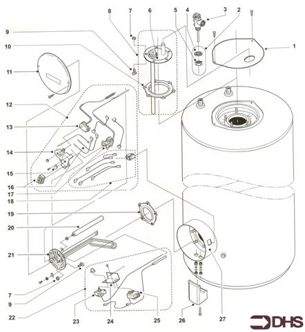Exploded Diagram for COMPLETE MODEL
