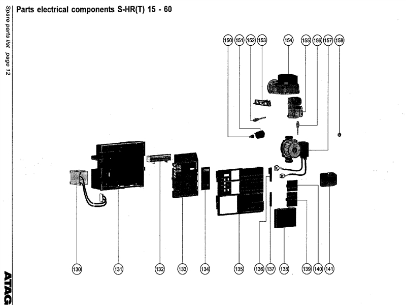 Exploded Diagram for ELECTRICAL COMPONENTS