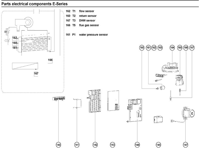Exploded Diagram for ELECTRICAL COMPONENTS