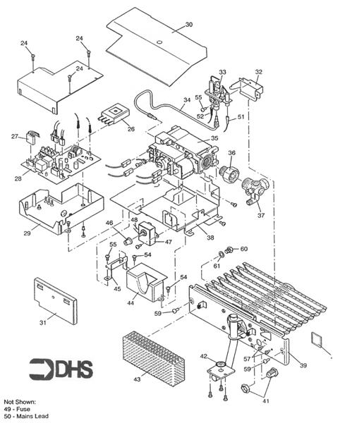 Exploded Diagram for CONTROLS