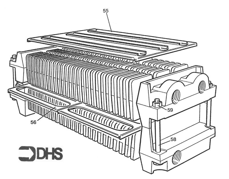 Exploded Diagram for HEAT EXCHANGER