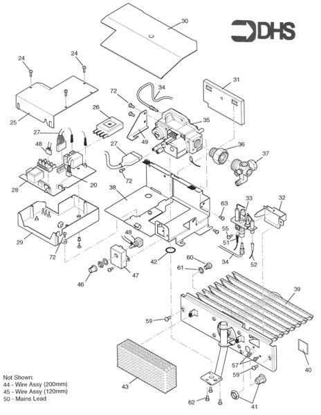 Exploded Diagram for CONTROLS
