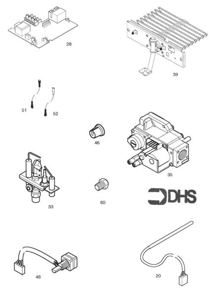 Exploded Diagram for SHORT PARTS LIST