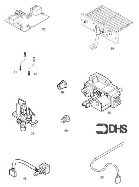 Exploded Diagram for SHORT PARTS LIST