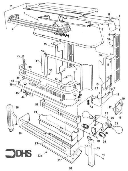 Exploded Diagram for OUTERCASE ASSY