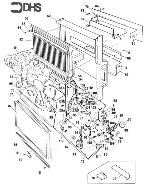 Exploded Diagram for HEAT EXCHANGER