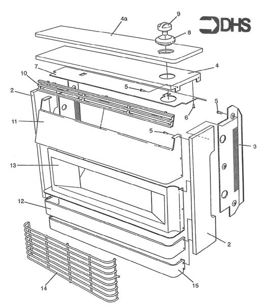 Exploded Diagram for OUTERCASE ASSY