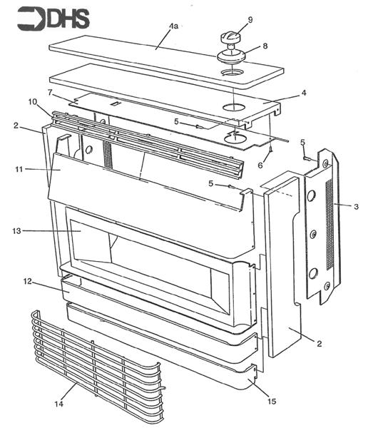 Exploded Diagram for OUTERCASE ASSY