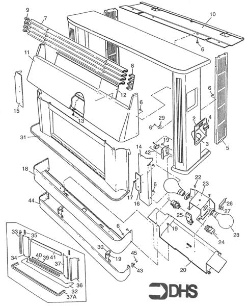 Exploded Diagram for OUTERCASE ASSY