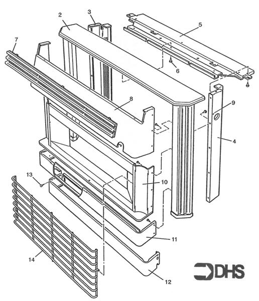 Exploded Diagram for OUTERCASE ASSY