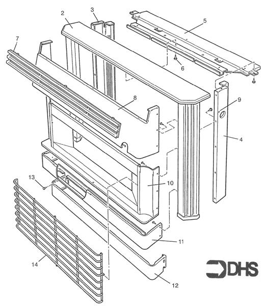 Exploded Diagram for OUTERCASE ASSY