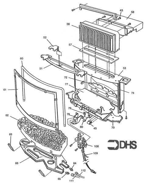 Exploded Diagram for HEAT EXCHANGER