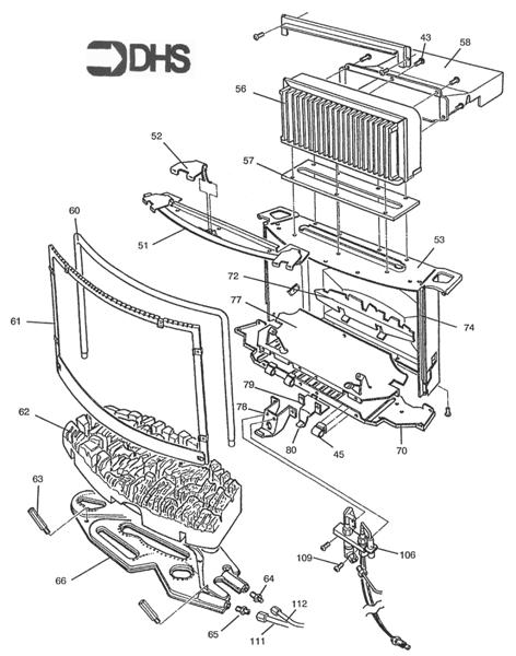 Exploded Diagram for HEAT EXCHANGER