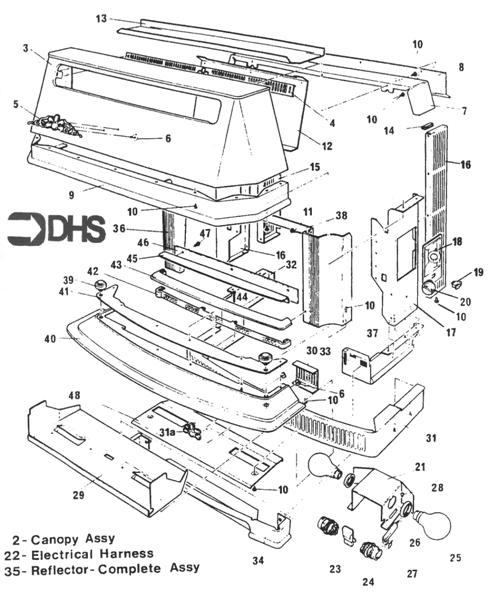 Exploded Diagram for FIRE ASSY