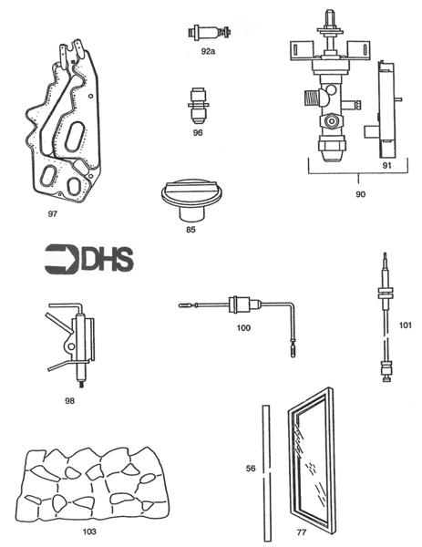 Exploded Diagram for SHORT PARTS LIST