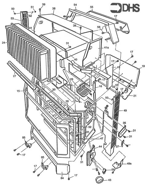 Exploded Diagram for HEAT EXCHANGER