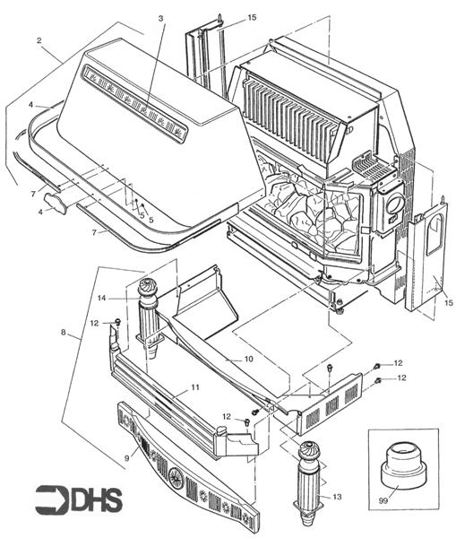 Exploded Diagram for OUTERCASE ASSY