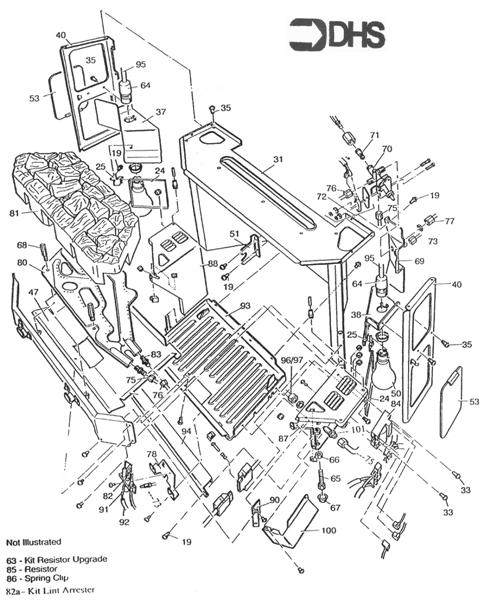 Exploded Diagram for CONTROLS