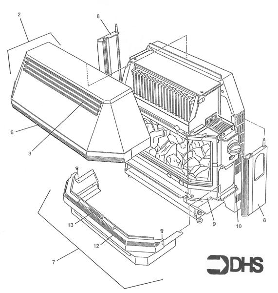 Exploded Diagram for OUTERCASE ASSY