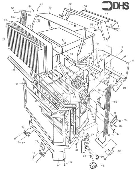 Exploded Diagram for HEAT EXCHANGER