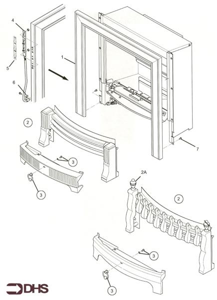 FIRE SURROUND/FENDER ASSY logo