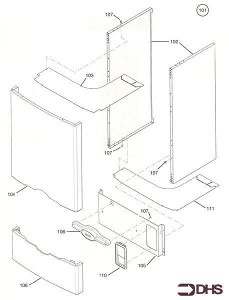 Exploded Diagram for OUTERCASE