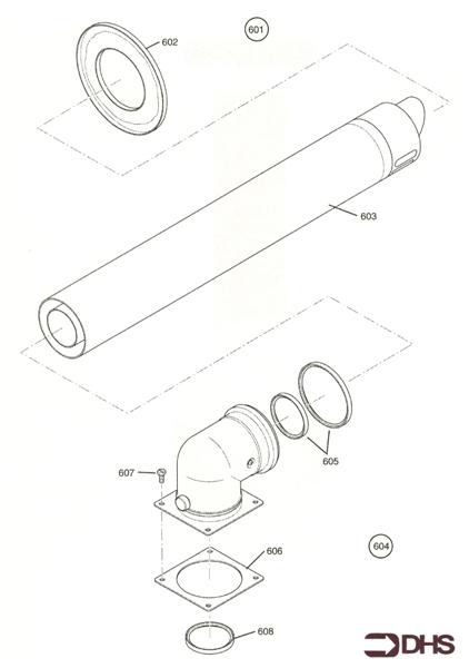 Exploded Diagram for FLUE