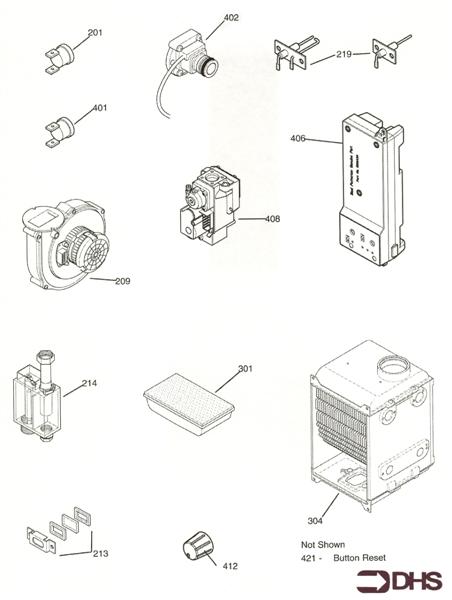 Exploded Diagram for SHORT PARTS LIST