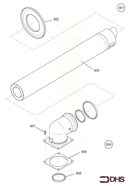 Exploded Diagram for FLUE