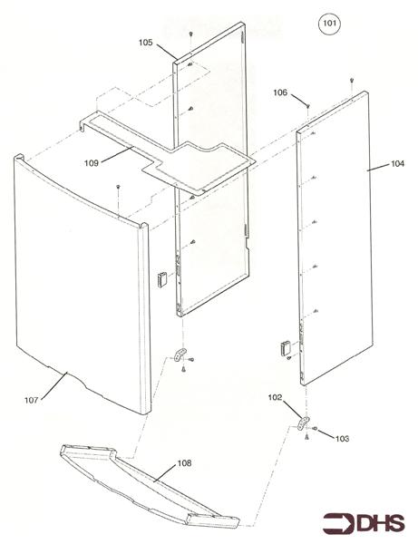 Exploded Diagram for OUTERCASE
