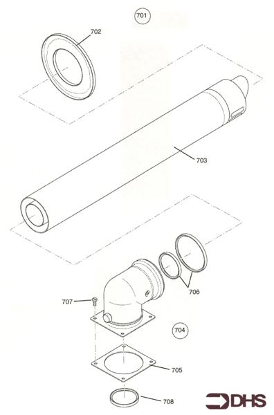 Exploded Diagram for CONTROLS & BACKPLATE