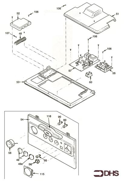 Exploded Diagram for CONTROLS