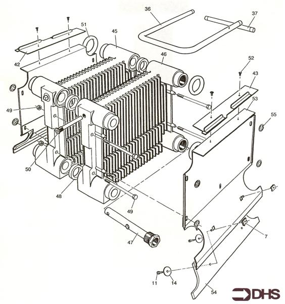 Exploded Diagram for BOILER ASSY