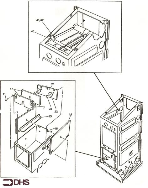Exploded Diagram for COMBUSTION BOX 2