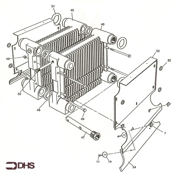 Exploded Diagram for BOILER ASSY