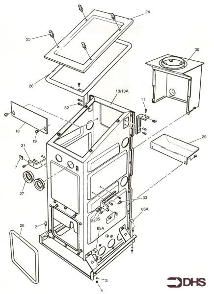 Exploded Diagram for BOX COMBUSTION