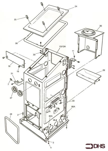 Exploded Diagram for BOX COMBUSTION