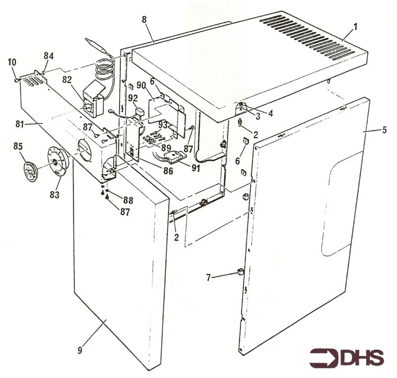 Exploded Diagram for OUTER CASE ASSY 1