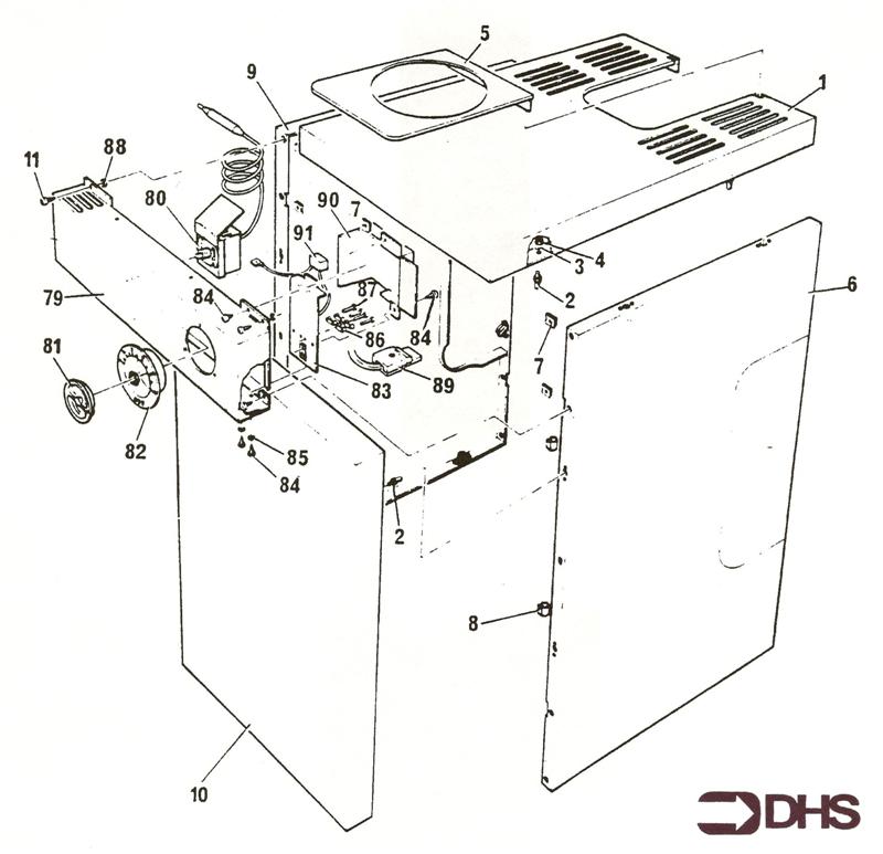 Exploded Diagram for OUTER CASE ASSY