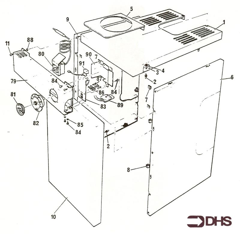 Exploded Diagram for OUTER CASE ASSY