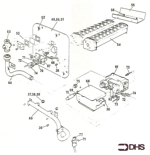 Exploded Diagram for DOOR & CONTROLS
