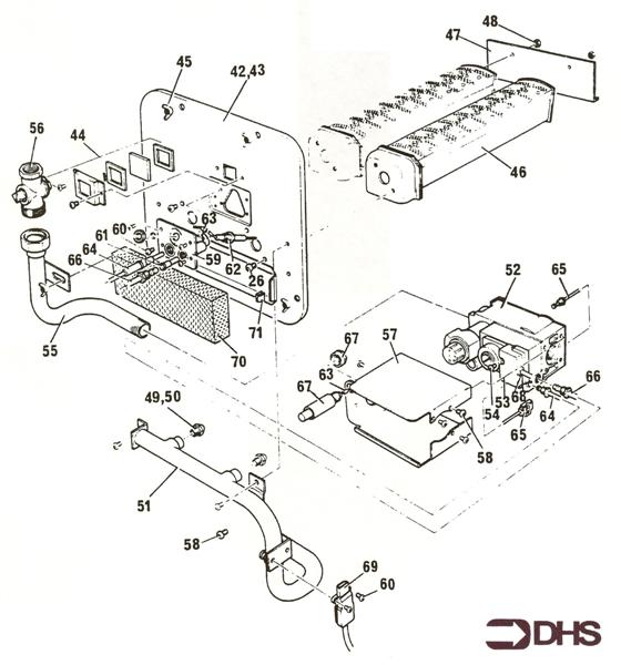Exploded Diagram for DOOR & CONTROLS
