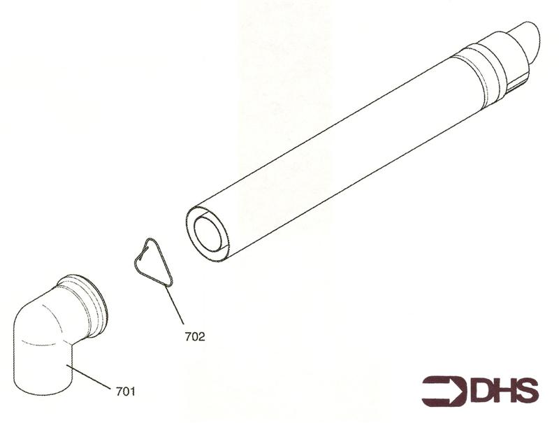 Exploded Diagram for FLUE KIT