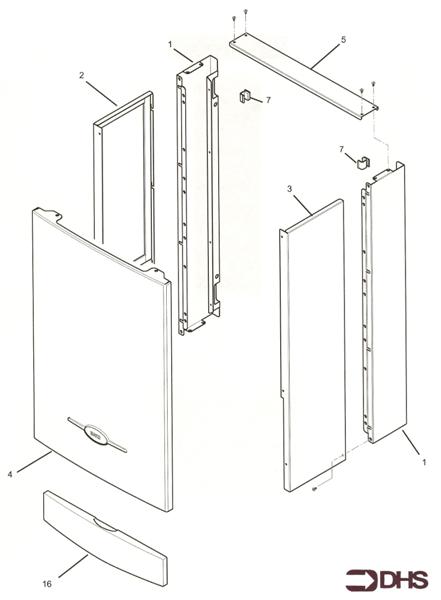 Exploded Diagram for OUTER CASE ASSY