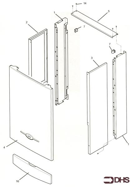 Exploded Diagram for OUTER CASE ASSY
