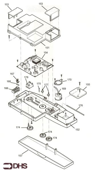Exploded Diagram for CONTROL ASSY